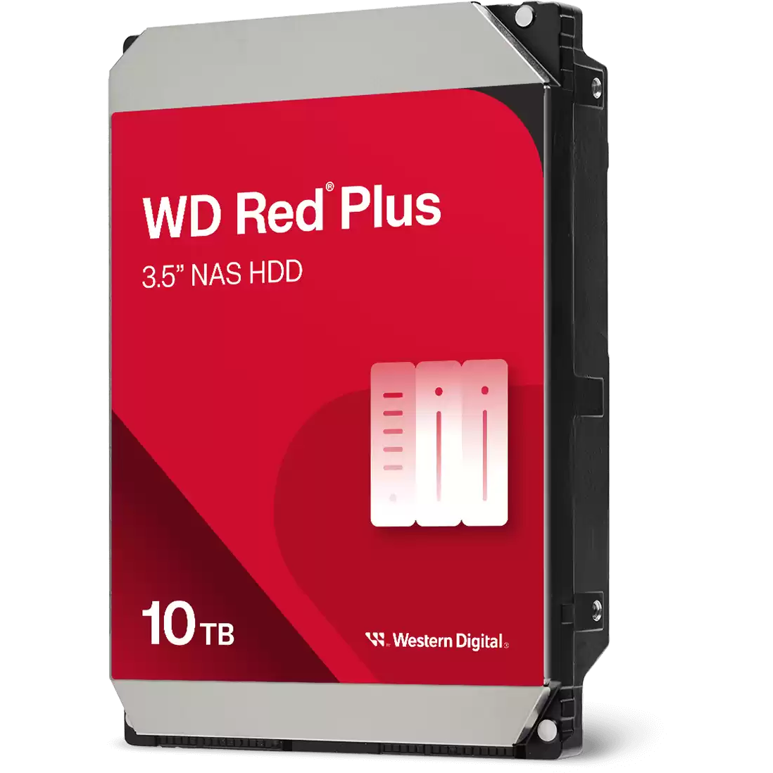 Festplatte 10TB SATA-III WD Red Plus (WD100EFGX)