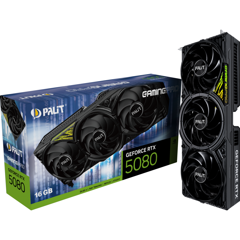 Grafikkarte NVIDIA GeForce RTX 5080 Palit GamingPro V1 16GB (NE75080019T2-GB2031Y) - Foto 10