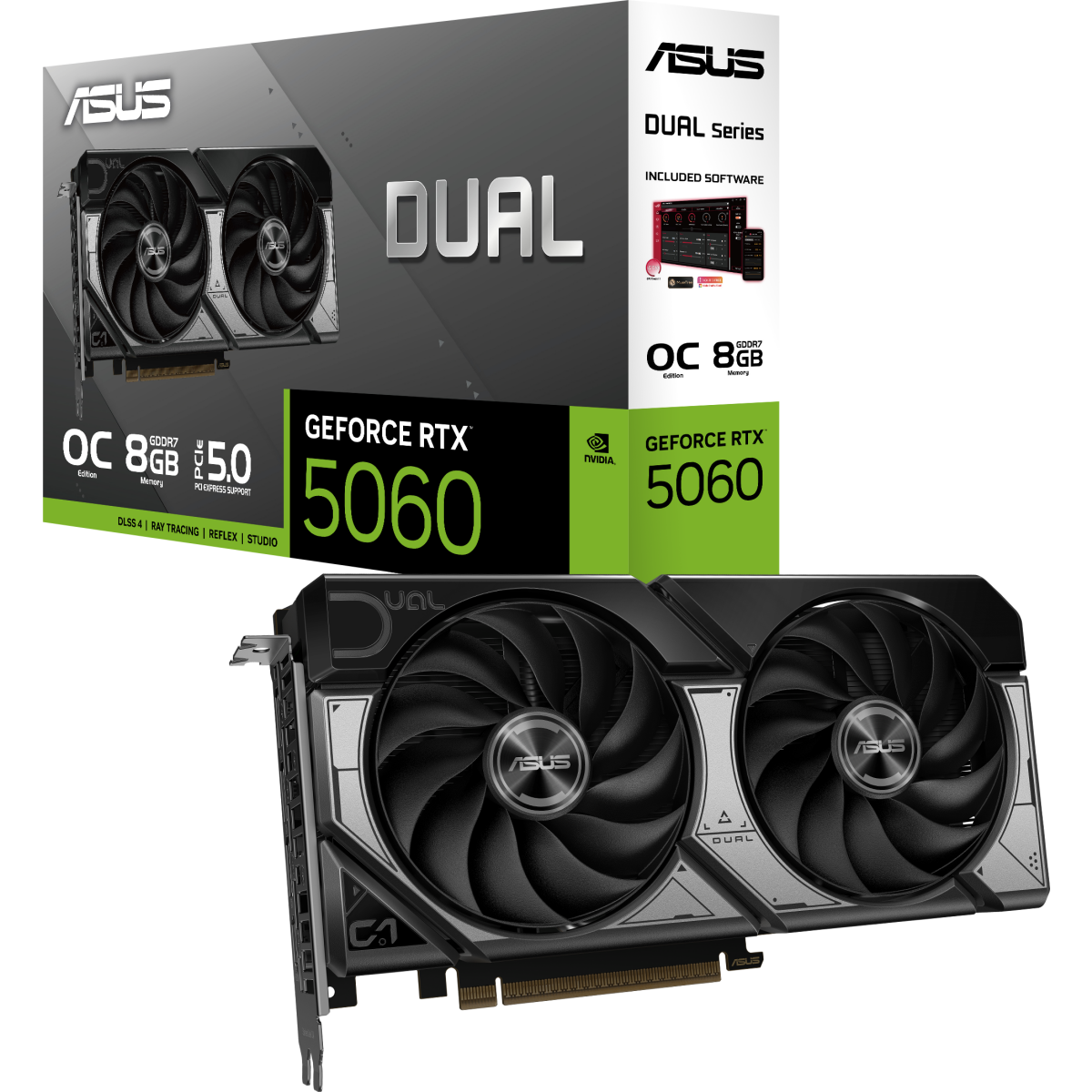 Grafikkarte NVIDIA GeForce RTX 5060 ASUS Dual OC 8GB (DUAL-RTX5060-O8G) - Foto 6