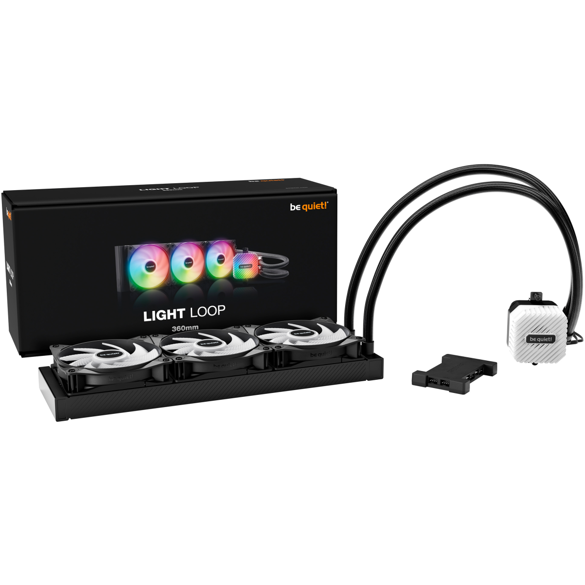 Flüssigkeitskühlsystem Be Quiet Light Loop Black 360mm - BW022 - Foto 6