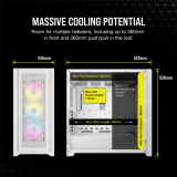 Gehäuse Corsair iCUE 5000D RGB Airflow White (CC-9011243-WW)