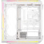Gehäuse Corsair iCUE Link 5000T LX RGB White (CC-9011299-WW) - Foto 3