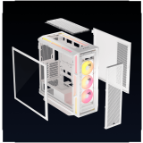 Gehäuse Corsair iCUE Link 5000T LX RGB White (CC-9011299-WW)