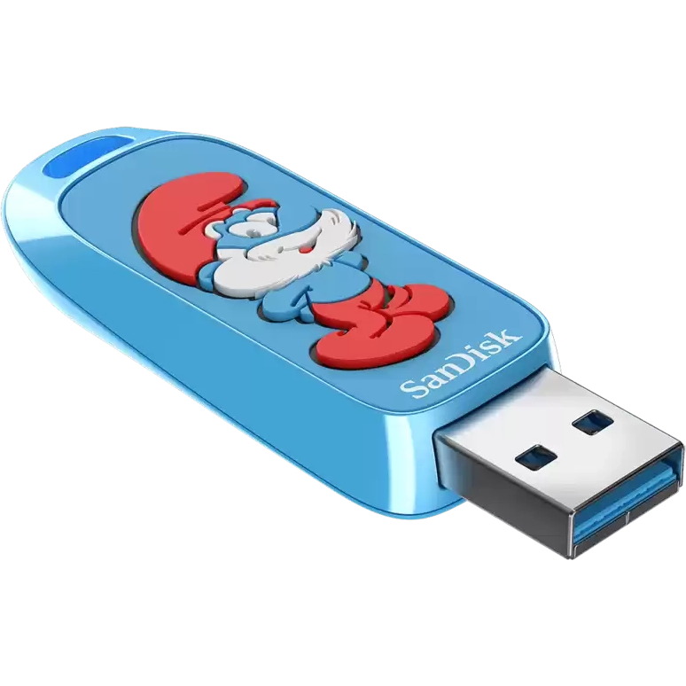 USB Flash-Laufwerk 128GB SanDisk Smurfs (SDCZIS-128G-G46)
