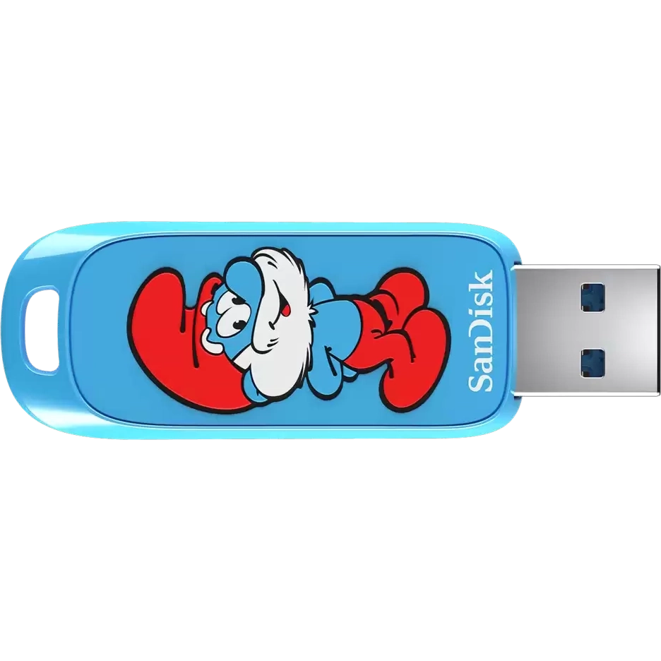 USB Flash-Laufwerk 128GB SanDisk Smurfs (SDCZIS-128G-G46) - Foto 3