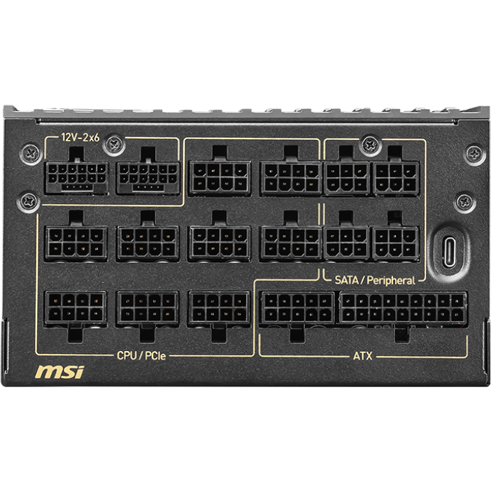 Netzteil 1600W MSI MEG Ai1600T PCIE5 - 306-7ZPEX11-CE0 - Foto 4