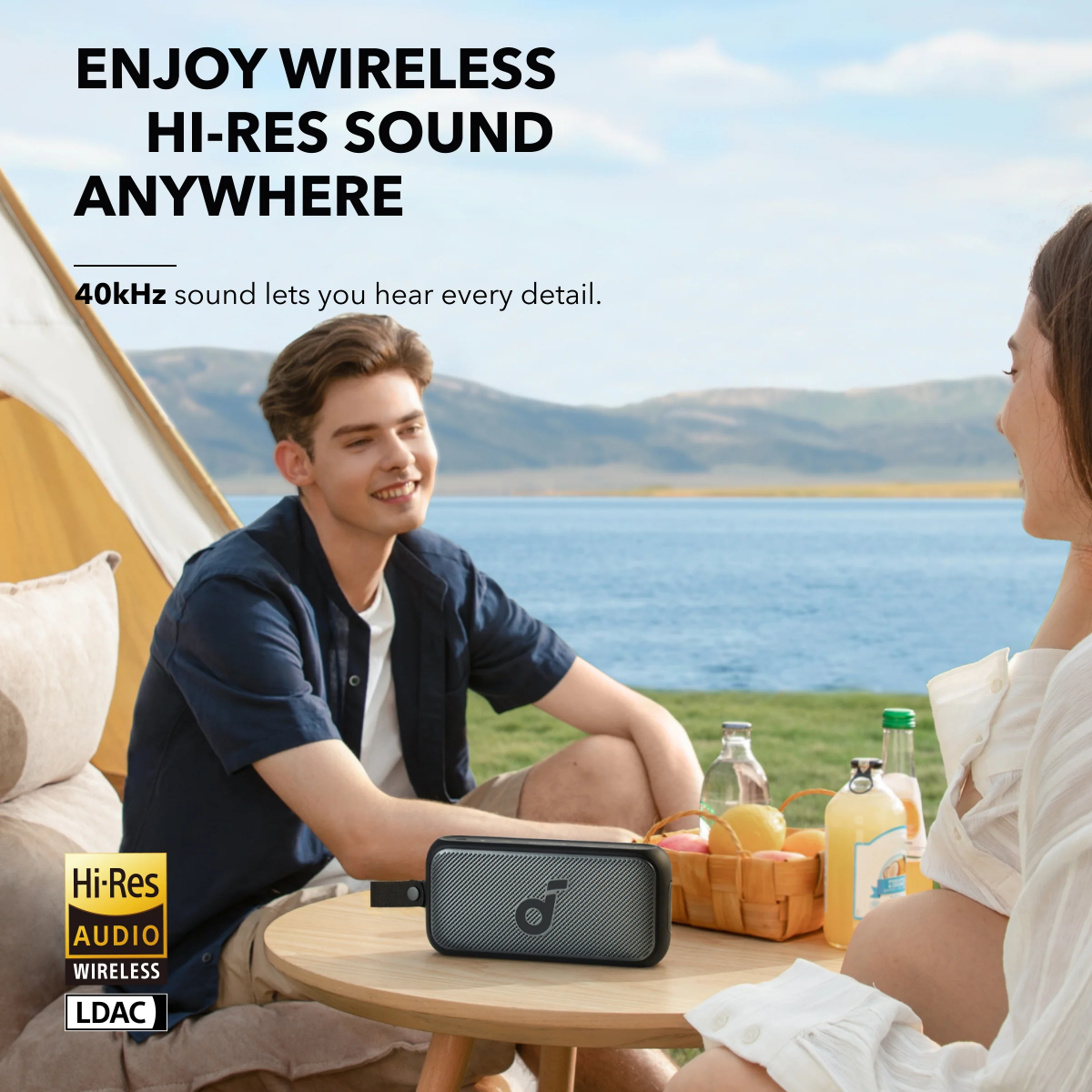 Tragbare Lautsprecher Anker Soundcore Motion 300 Mirage Black - A3135011 - Foto 6