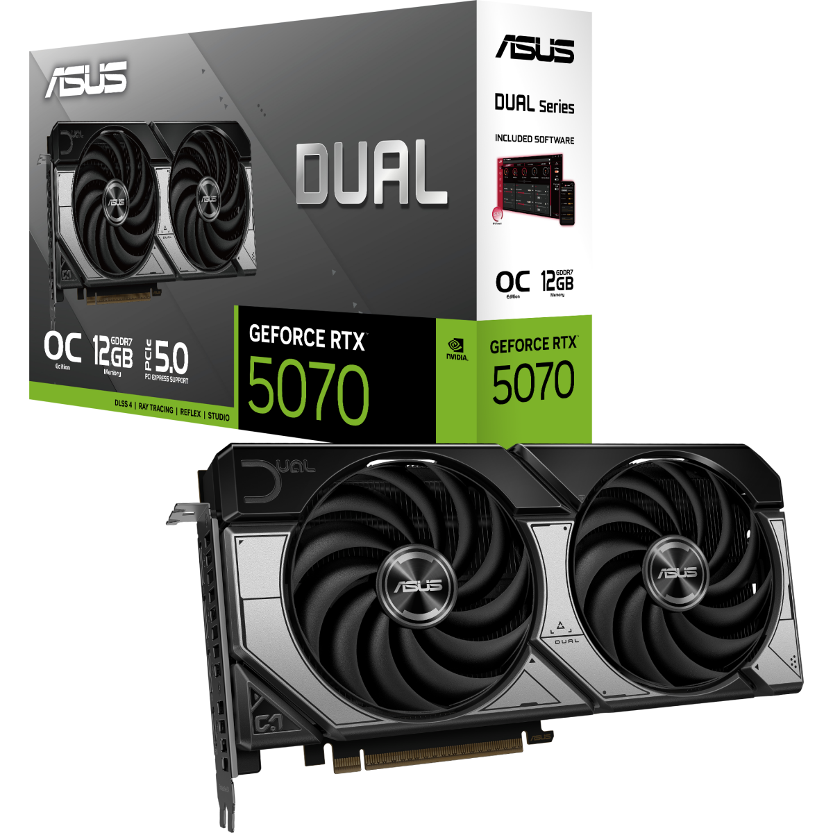 Grafikkarte NVIDIA GeForce RTX 5070 ASUS OC 12GB (DUAL-RTX5070-O12G) - Foto 7