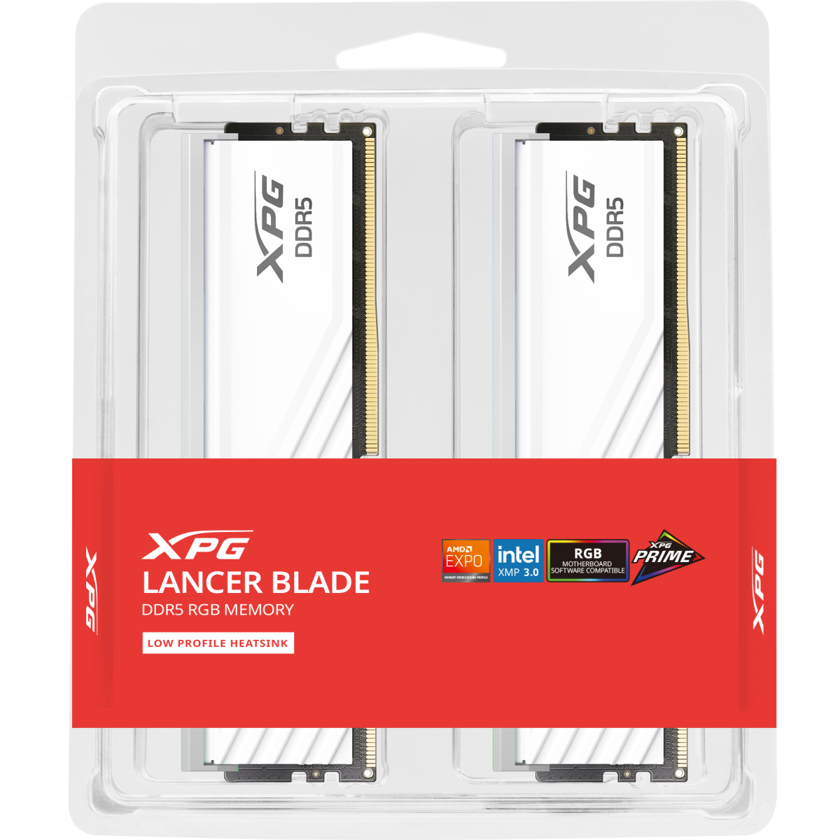 Arbeitsspeicher 32GB DDR5 6000MHz ADATA XPG Lancer Blade RGB (AX5U6000C3616G-DTLABRWH) (2x16GB KIT) - Foto 5