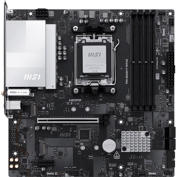 Mainboard MSI PRO B840M-P WIFI6E
