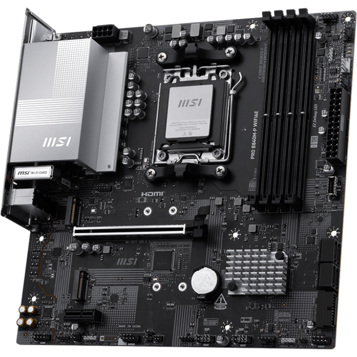 Mainboard MSI PRO B840M-P WIFI6E - Foto 3