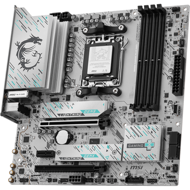 Mainboard MSI B850M GAMING PLUS WIFI - Foto 2