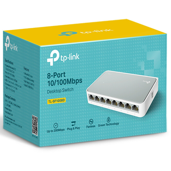 Switch (Netzwerkswitch) TP-Link TL-SF1008D - Foto 3