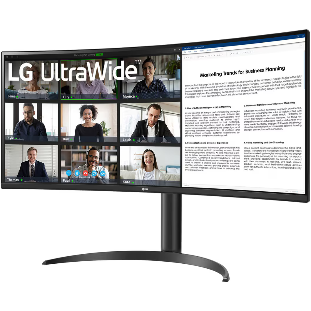 Monitor LG 34" 34WR55QK-B - Foto 2