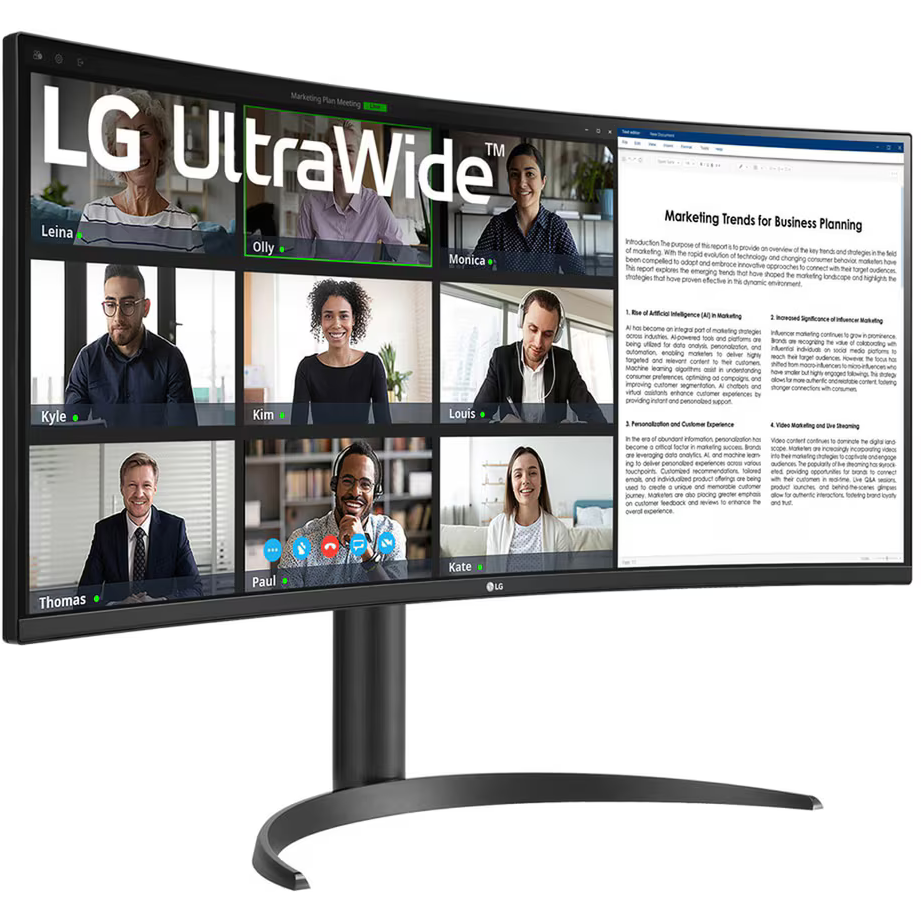 Monitor LG 34" 34WR55QK-B - Foto 4