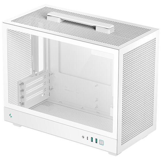 Gehäuse DeepCool CH160 Plus WH - R-CH160-WHNGM0-G - Foto 2