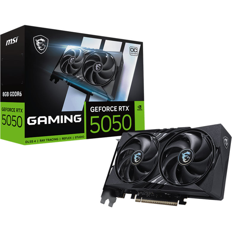 Grafikkarte NVIDIA GeForce RTX 5050 MSI OC 8GB (RTX 5050 8G GAMING OC) - Foto 5