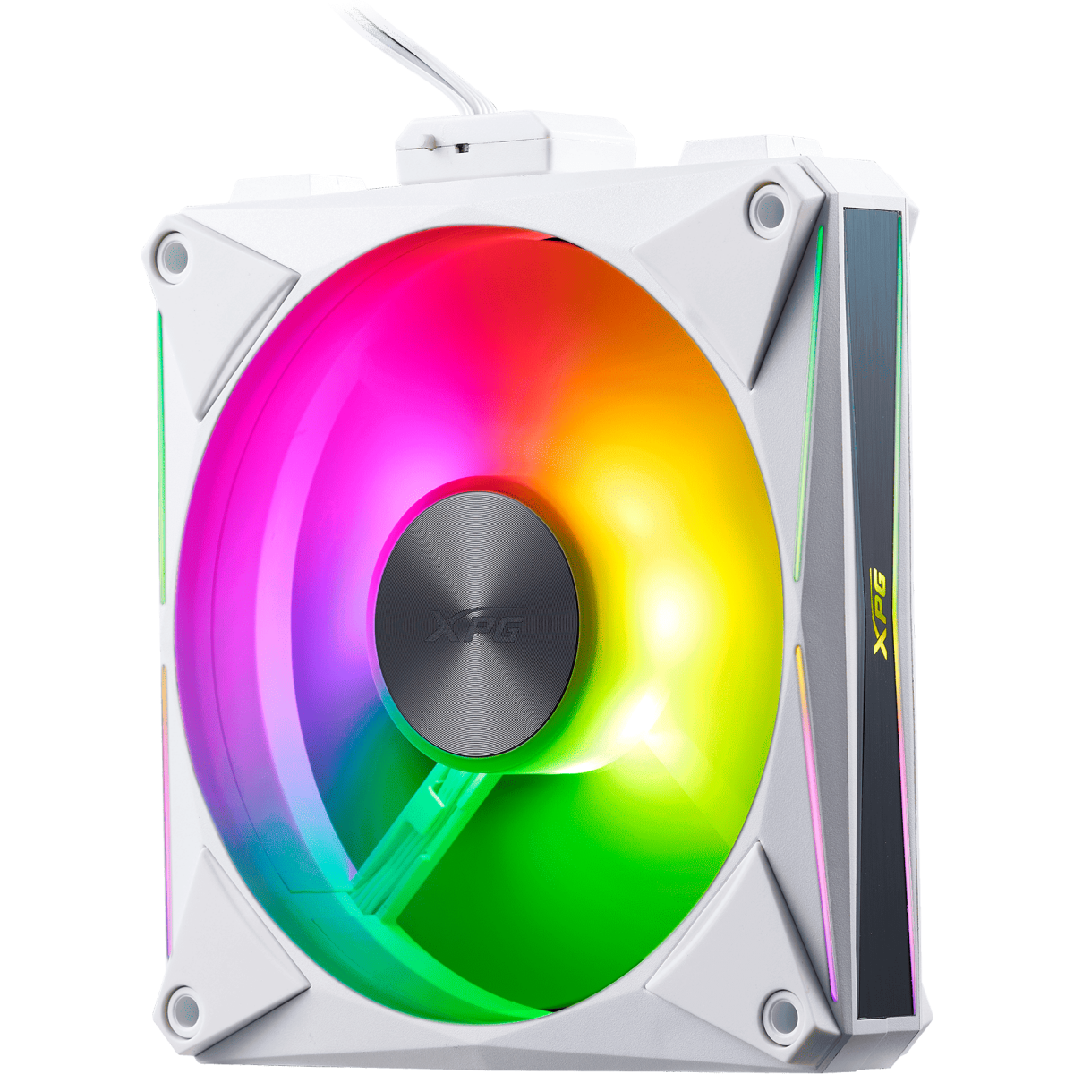 Gehäuselüfter ADATA XPG HURRICANE MAG 120 PWM ARGB White (4 pcs) - HURRICANEMAG120ARGBPWM4C-WHCWW - Foto 4