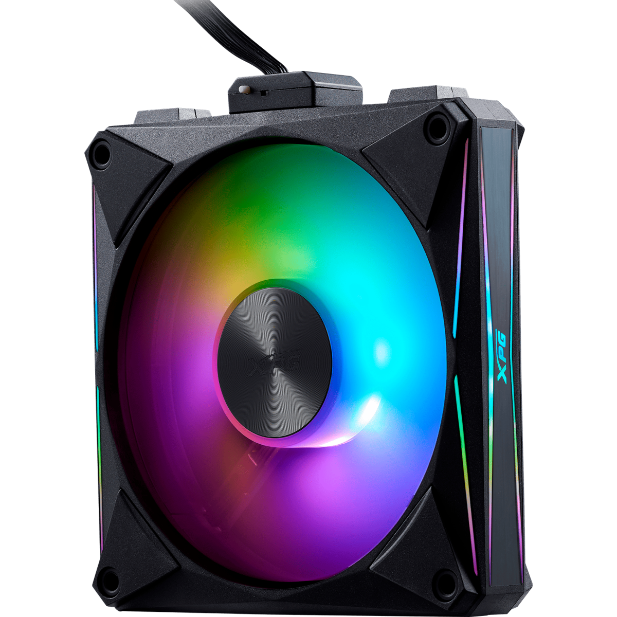 Gehäuselüfter ADATA XPG HURRICANE MAG 120 PWM ARGB Black (4 pcs) - HURRICANEMAG120ARGBPWM4C-BKCWW - Foto 4