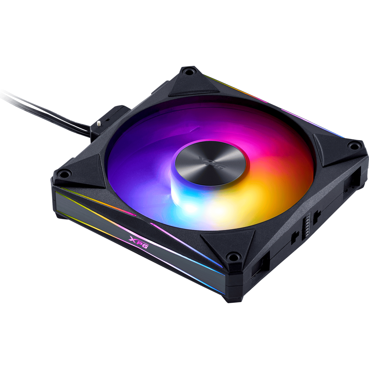Gehäuselüfter ADATA XPG HURRICANE MAG 120 PWM ARGB Black (4 pcs) - HURRICANEMAG120ARGBPWM4C-BKCWW - Foto 5