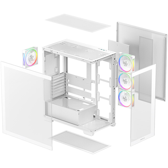 Gehäuse DeepCool CG580 4F V2 White - R-CG580-WHADA4-G-2 - Foto 10