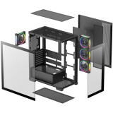 Gehäuse DeepCool CG580 4F V2 Black (R-CG580-BKADA4-G-2)