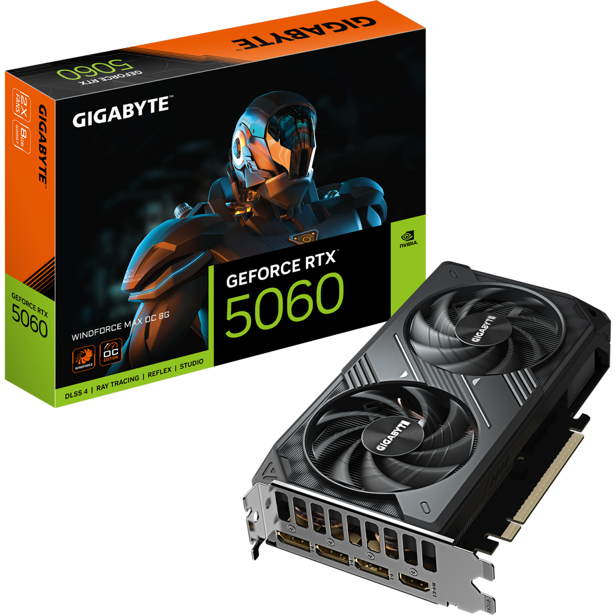 Grafikkarte NVIDIA GeForce RTX 5060 Gigabyte WINDFORCE MAX OC 8GB (GV-N5060WF2MAX OC-8GD) - Foto 10