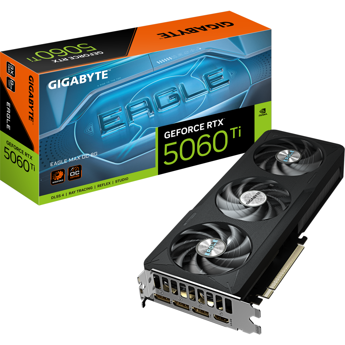Grafikkarte NVIDIA GeForce RTX 5060 Ti Gigabyte EAGLE MAX OC 8GB (GV-N506TEAGLEMAX OC-8GD) - Foto 9