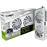 Grafikkarte NVIDIA GeForce RTX 5060 Palit White OC 8GB (NE75060U19P1-GB2063M)