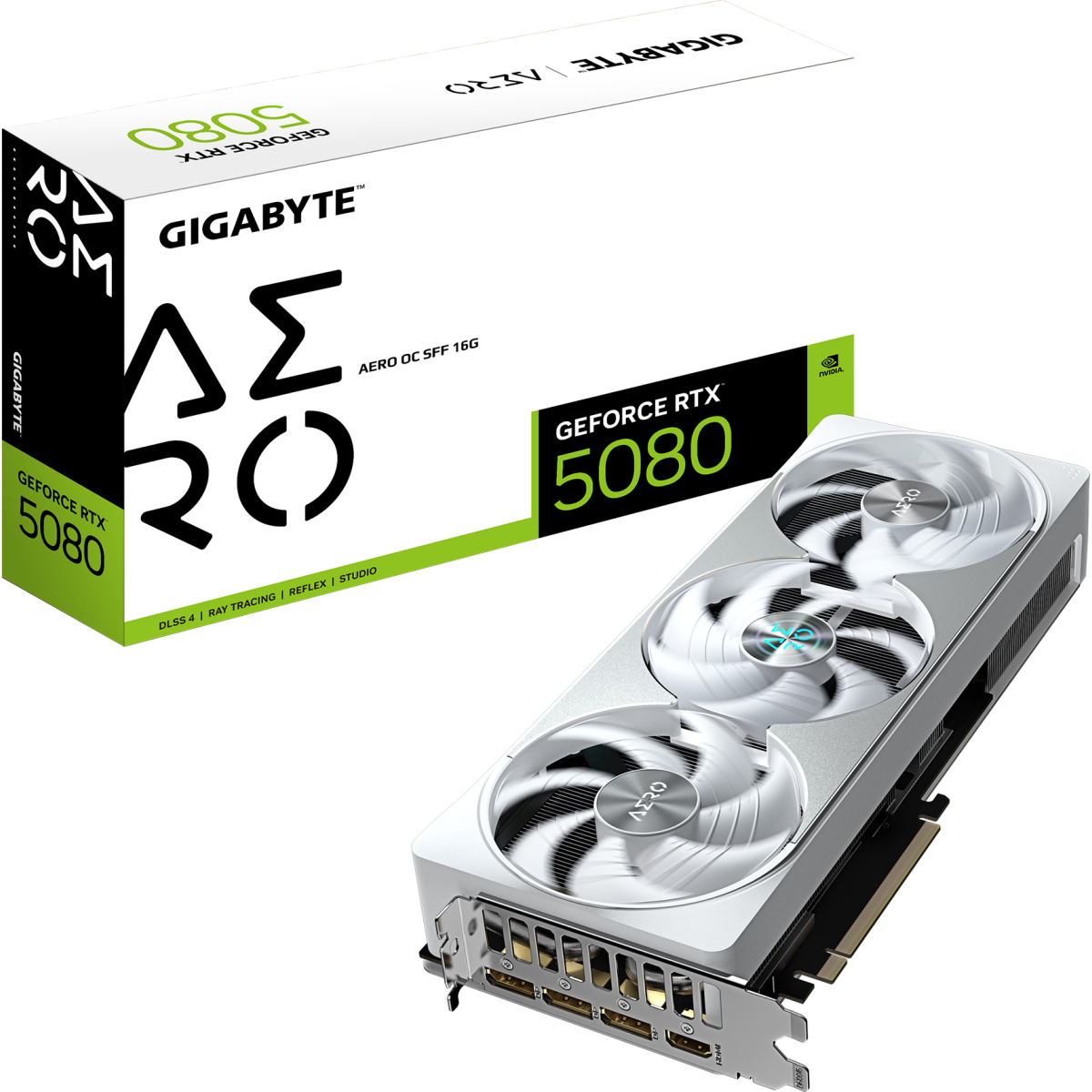 Grafikkarte NVIDIA GeForce RTX 5080 Gigabyte AERO OC SFF 16GB (GV-N5080AERO OC-16GD) - Foto 10
