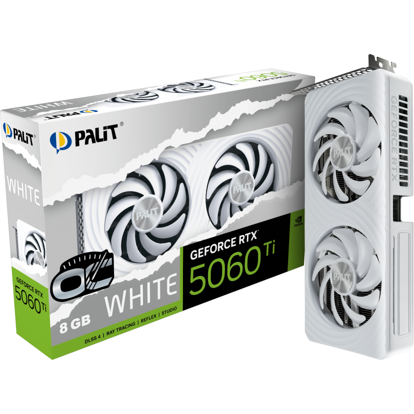 Grafikkarte NVIDIA GeForce RTX 5060 Ti Palit White OC 8GB (NE7506TU19P1-GB2062M) - Foto 11