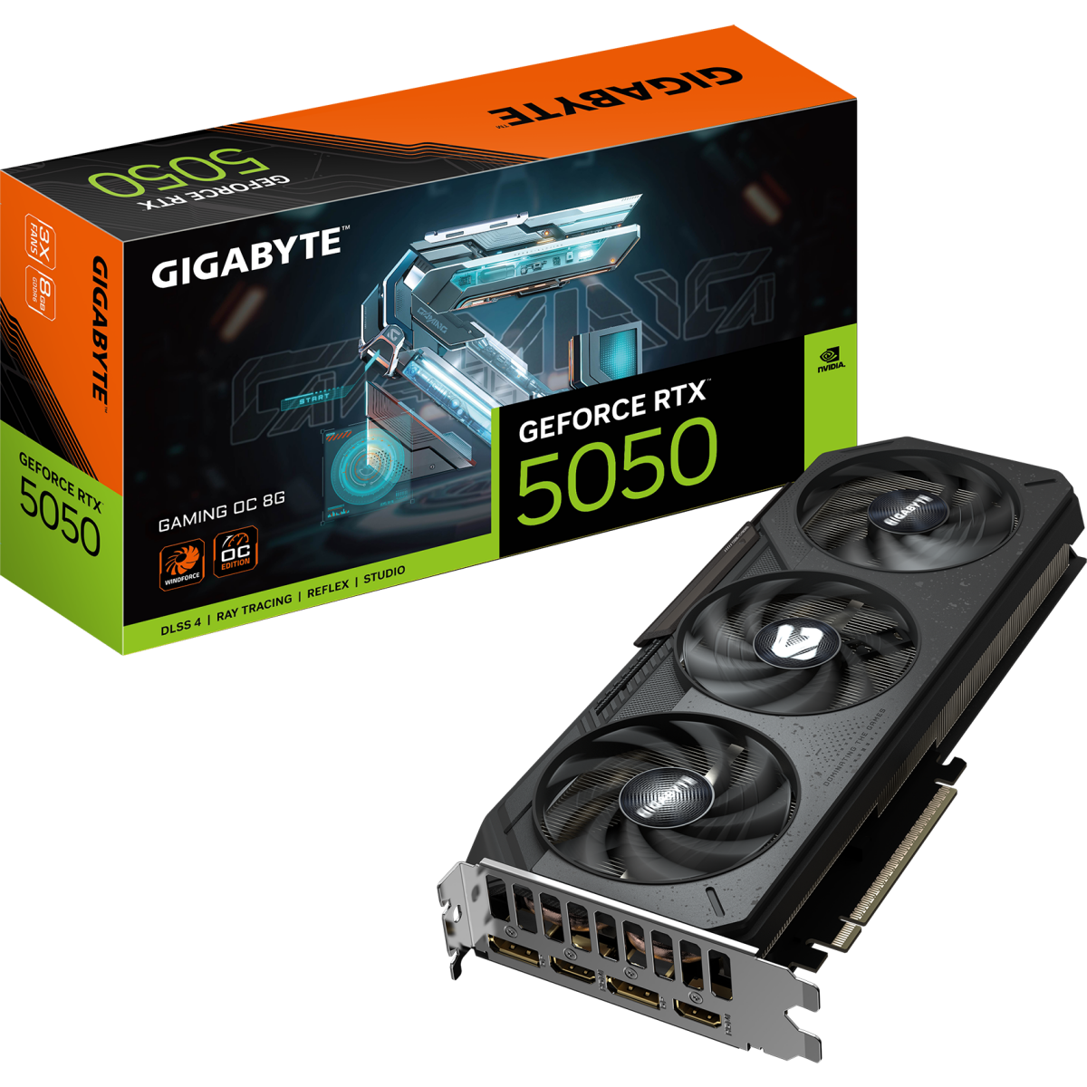 Grafikkarte NVIDIA GeForce RTX 5050 Gigabyte GAMING OC 8GB (GV-N5050GAMING OC-8GD) - Foto 10