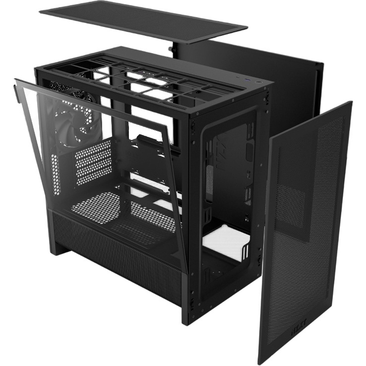 Gehäuse NZXT H3 Flow Black - CC-H31FB-01 - Foto 2