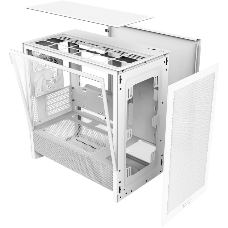 Gehäuse NZXT H3 Flow White - CC-H31FW-01 - Foto 2