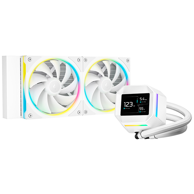 Wasser-Kühlungssystem DeepCool LM240 WH - R-LM240-WHDMMC-1