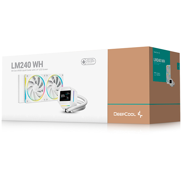 Wasser-Kühlungssystem DeepCool LM240 WH - R-LM240-WHDMMC-1 - Foto 6