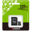 Speicherkarte 128GB MicroSD Kingston Canvas Select Plus + SD adapter (SDCS3/128GB) - Foto 3
