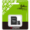 Speicherkarte 64GB MicroSD Kingston Canvas Select Plus + SD adapter (SDCS3/64GB) - Foto 3