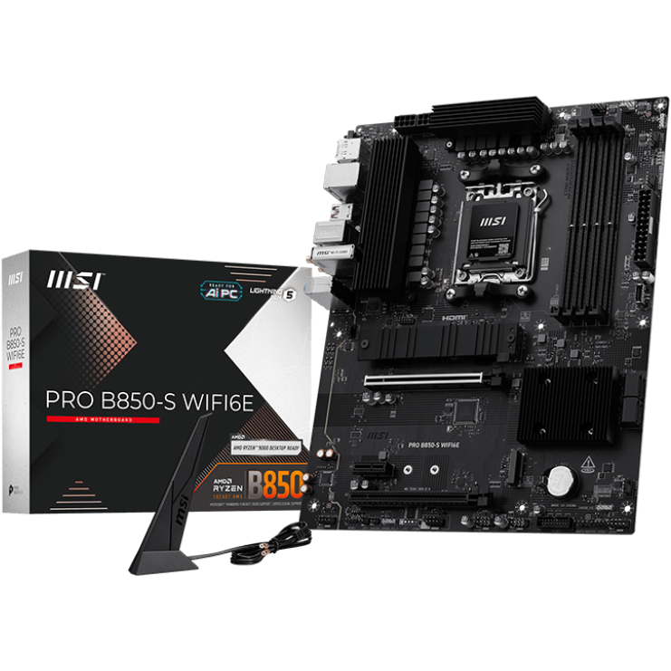 Motherboard MSI PRO B850-S WIFI6E - Foto 5