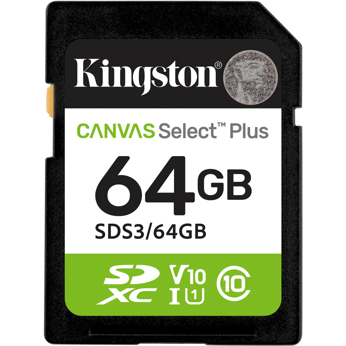 Speicherkarte 64GB SD Kingston Canvas Select Plus (SDS3/64GB)