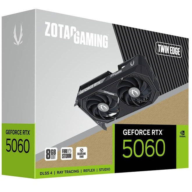 Grafikkarte NVIDIA GeForce RTX 5060 Zotac Twin Edge 8GB (ZT-B50600E-10M) - Foto 7