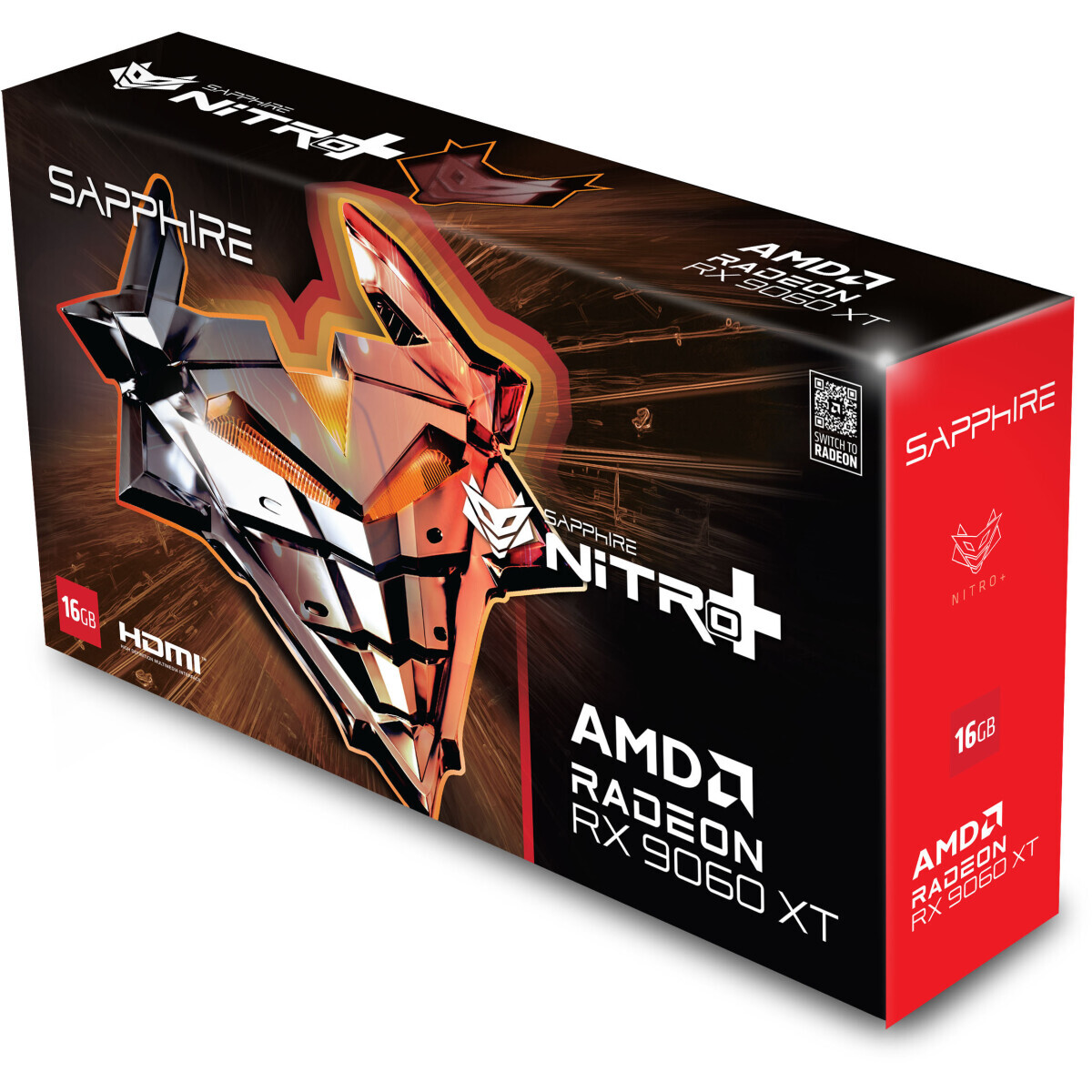 Grafikkarte AMD Radeon RX 9060 XT Sapphire Nitro+ OC 16GB (11350-01-20G) - Foto 7