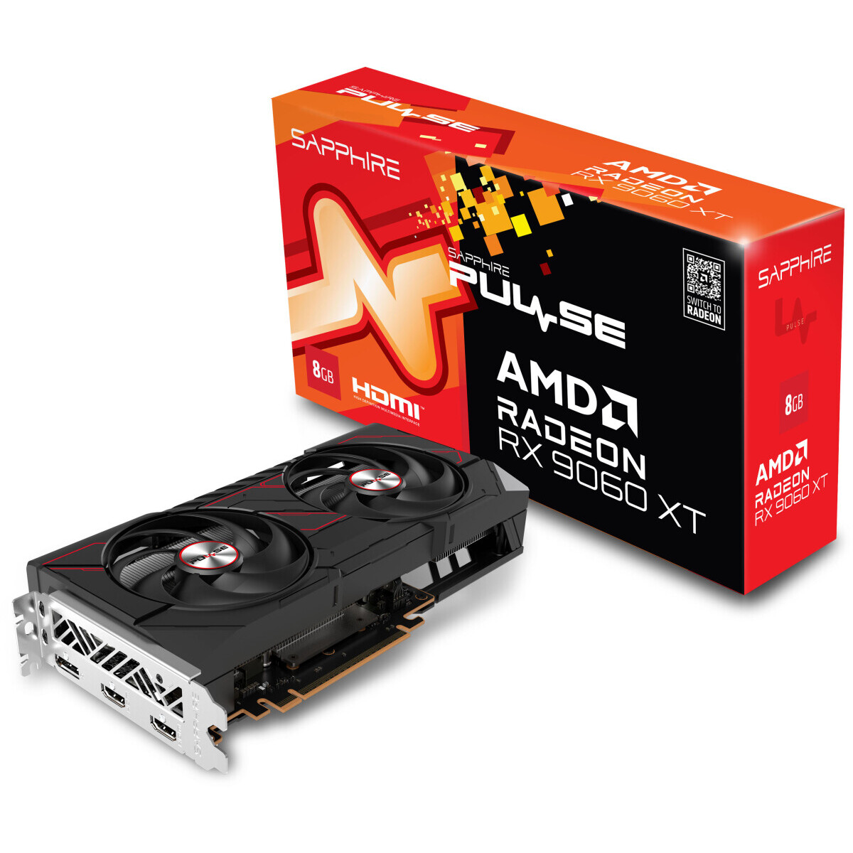 Grafikkarte AMD Radeon RX 9060 XT Sapphire Pulse OC 8GB (11350-04-20G) - Foto 6