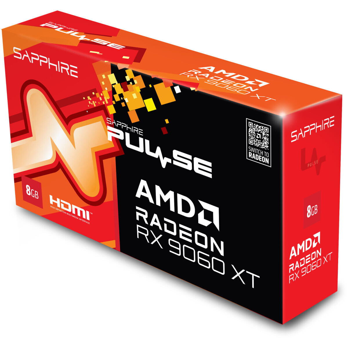 Grafikkarte AMD Radeon RX 9060 XT Sapphire Pulse OC 8GB (11350-04-20G) - Foto 7