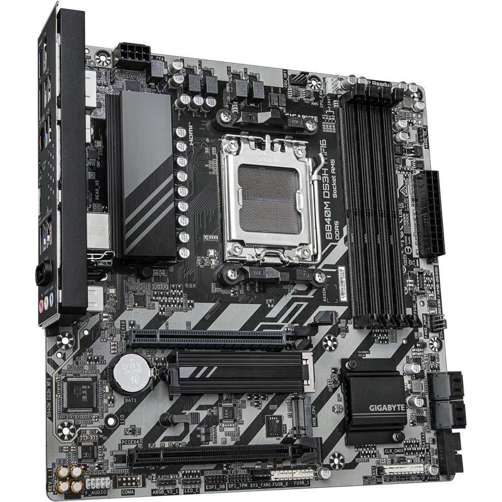 Motherboard Gigabyte B840M DS3H WIFI6 - B840M DS3H WF6 - Foto 2