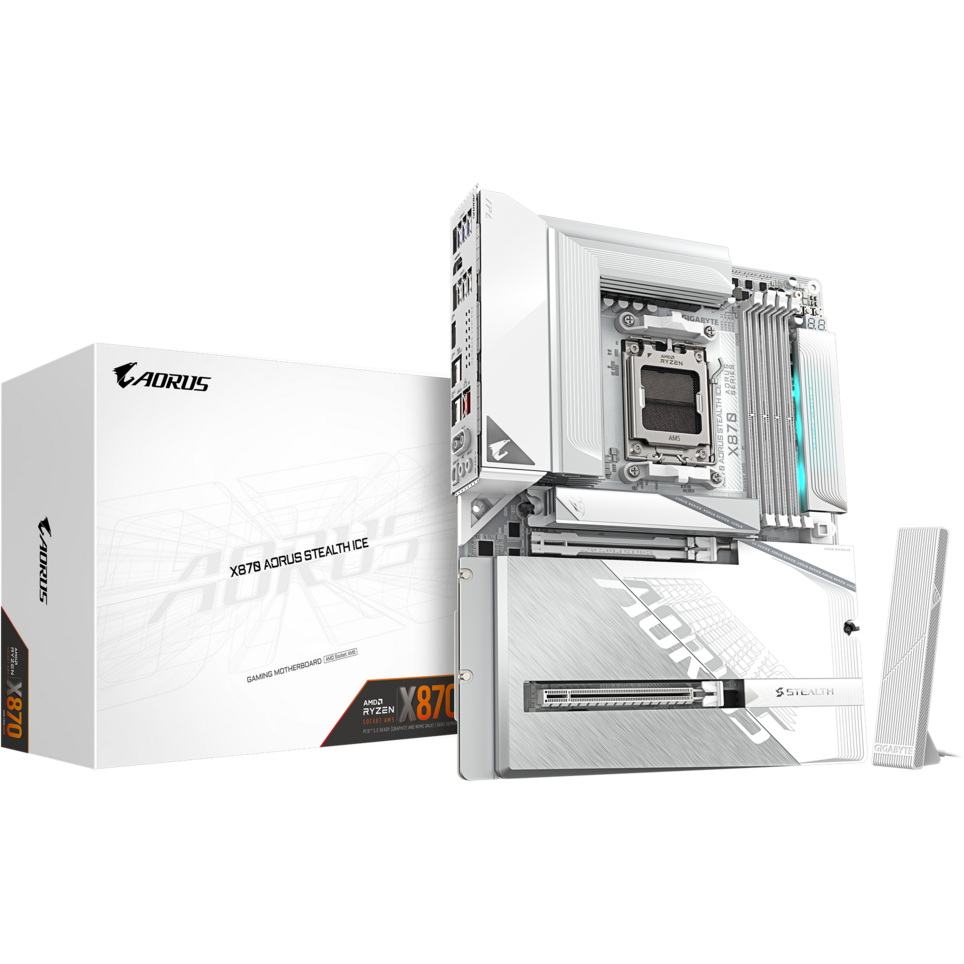 Motherboard Gigabyte X870 AORUS STEALTH ICE - X870 A STEALTH ICE - Foto 7
