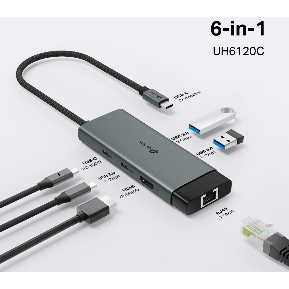 USB-Hub TP-Link UH6120C - Foto 4