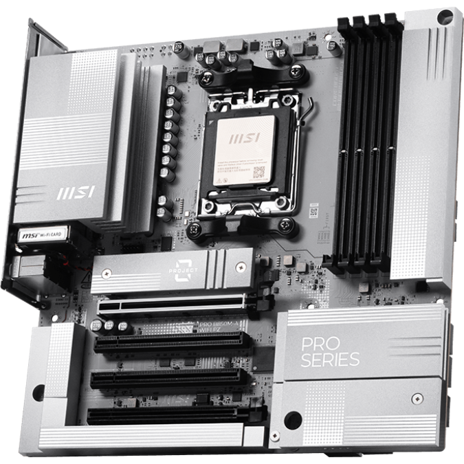Mainboard MSI PRO B850M-A WIFI PZ - Foto 2