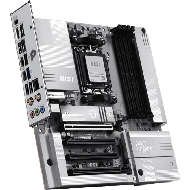 Mainboard MSI PRO B850M-A WIFI PZ - Foto 3