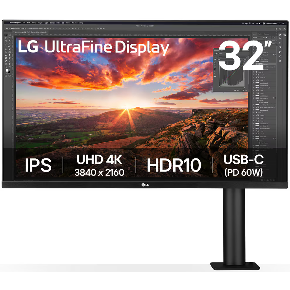 Monitor LG 32" 32UN880K-B